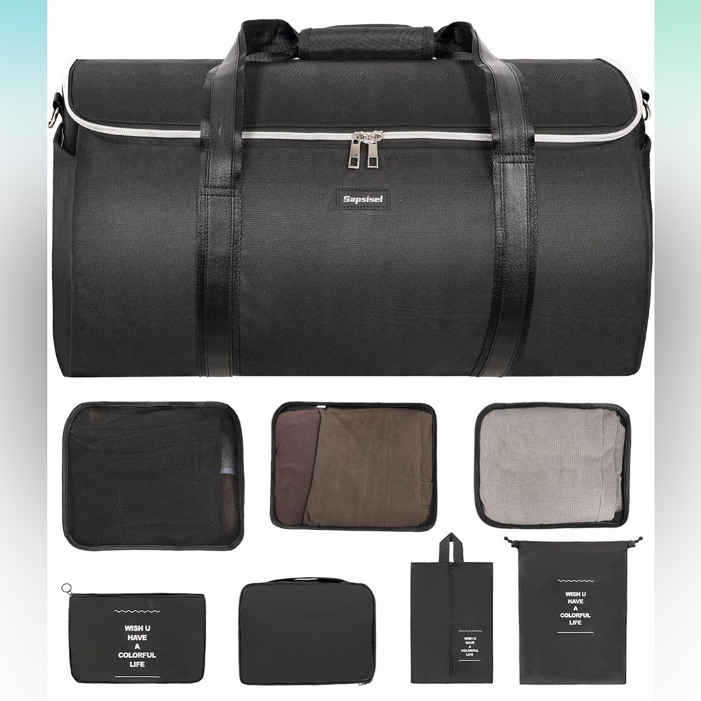 Amazon Black Travel Duffel Bag